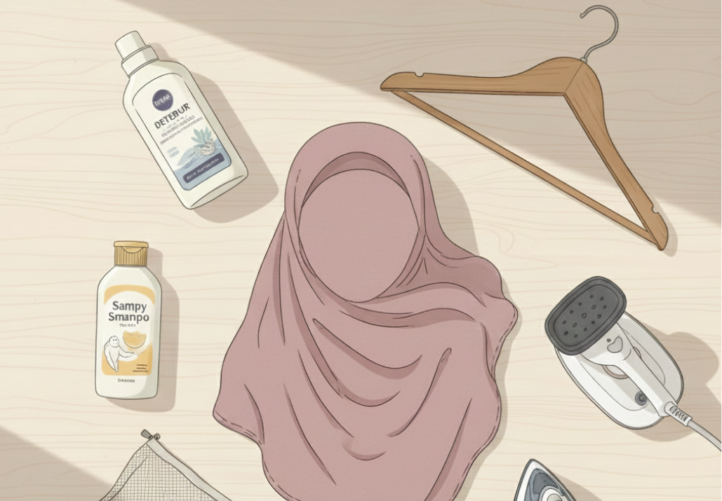Jangan Salah Cuci! Ini Cara Merawat Hijab Bahan Premium agar Tetap Awet ...