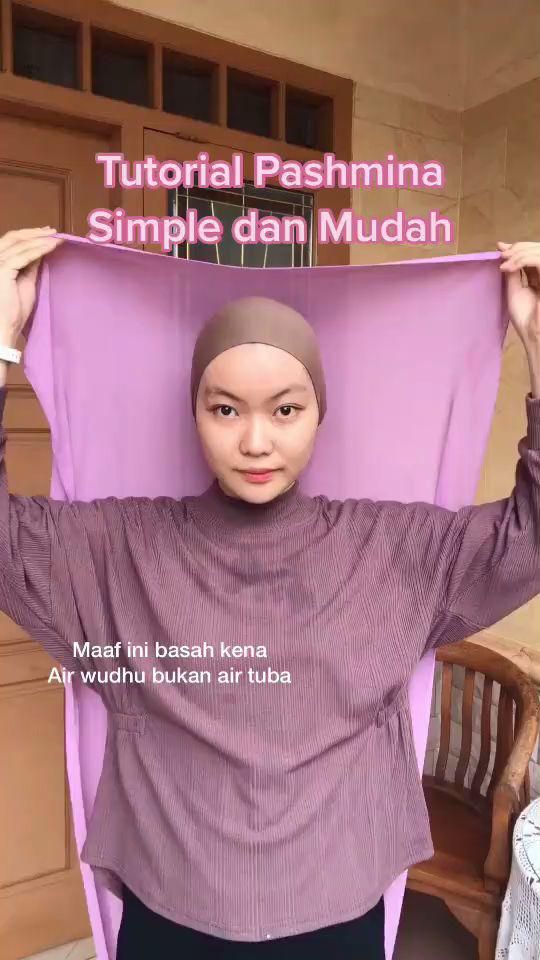 [Video] Tutorial Hijab Pashmina OOTD | Gaya hijab, Kursus hijab, Gaya ...