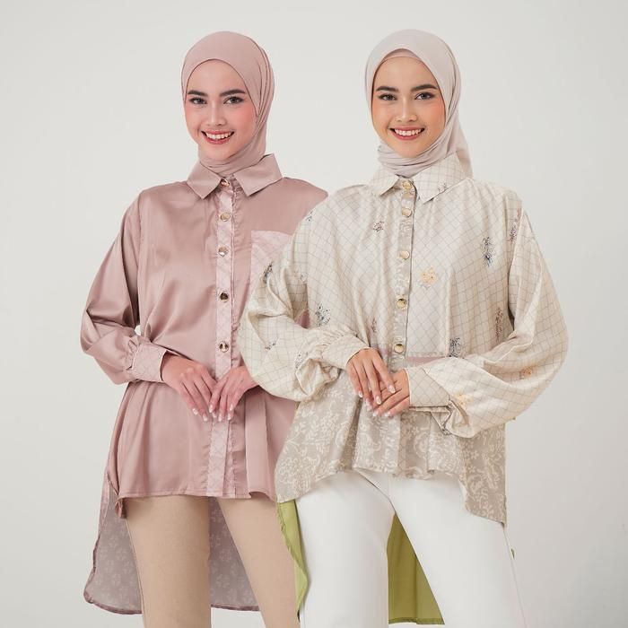 AHHA HIJAB - JENEWA BLOUSE | Hijab blouse designs for women outfit ...