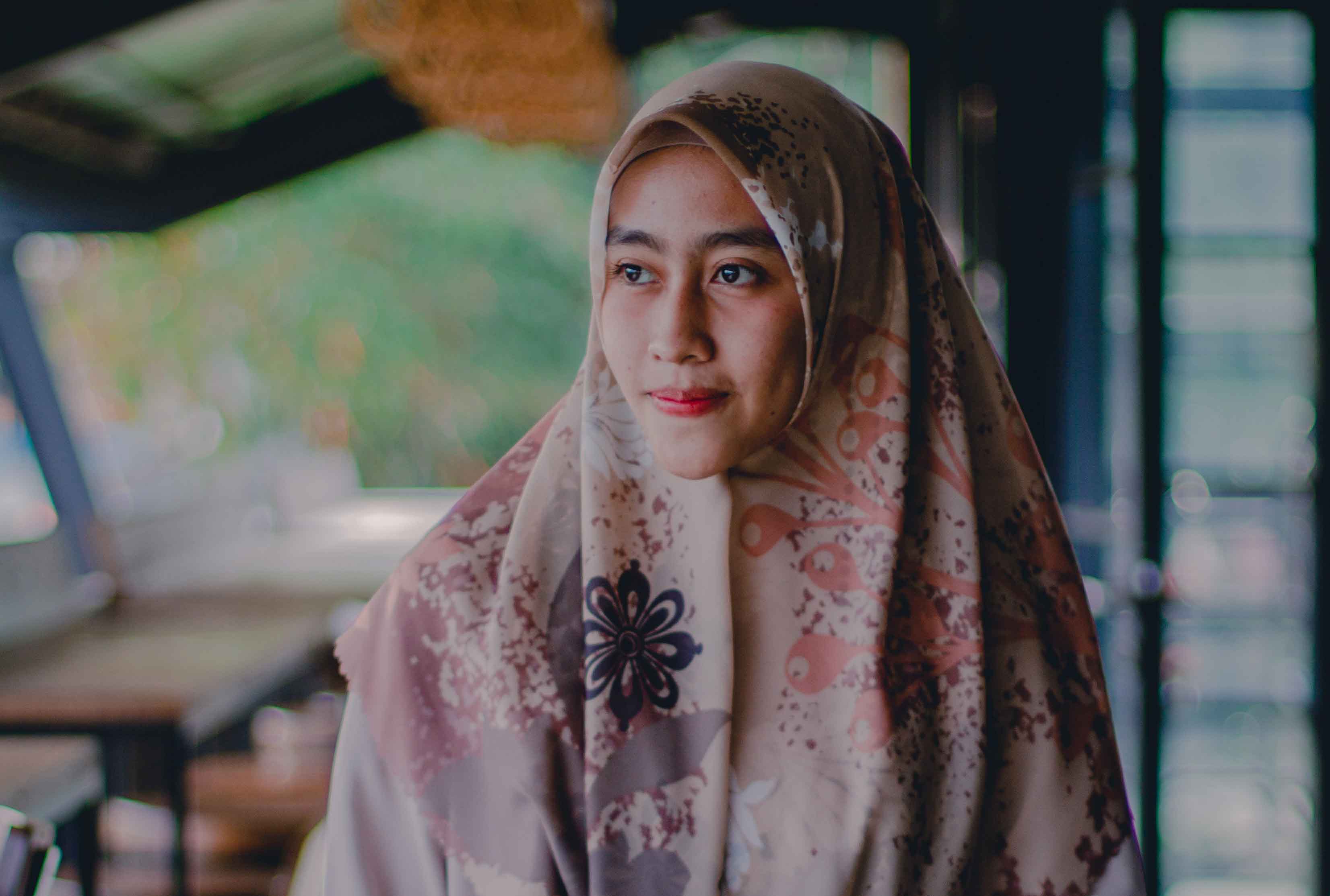 Bahan Hijab Printing